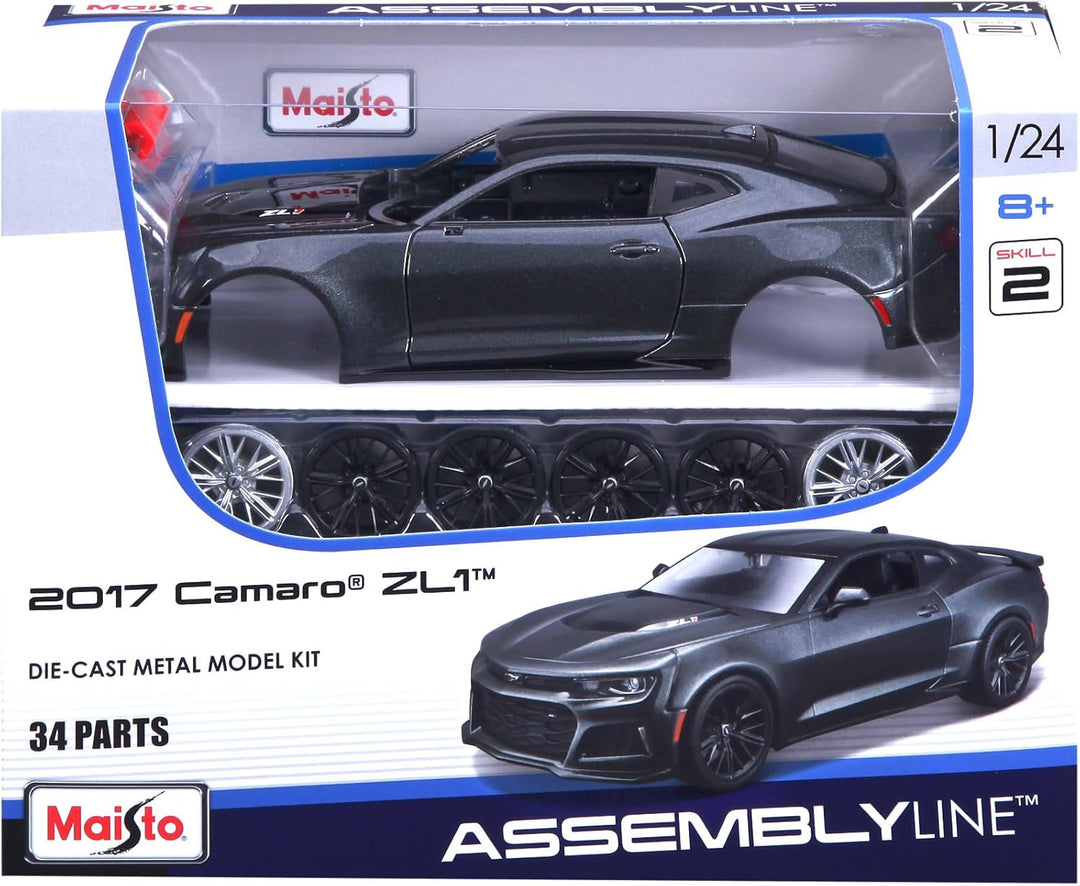 Carro Ensamblar 1:24 Al 2017 Chevrolet Camaro Zl1