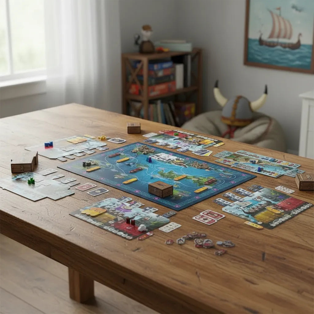 Juego De Mesa Karvi Vikingo Estrategia Para Niños