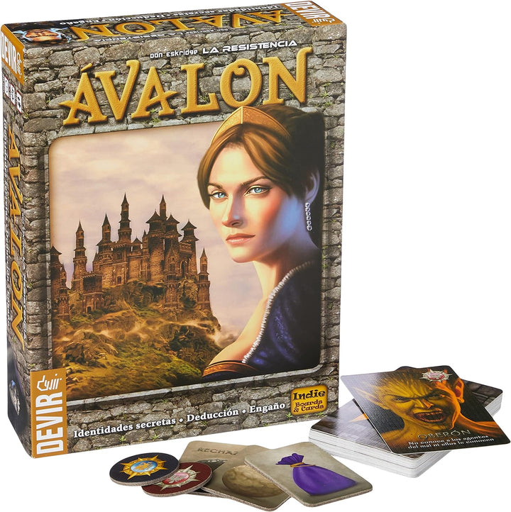Juego De Mesa De Estrategia La Resistencia Avalon Niños Adultos