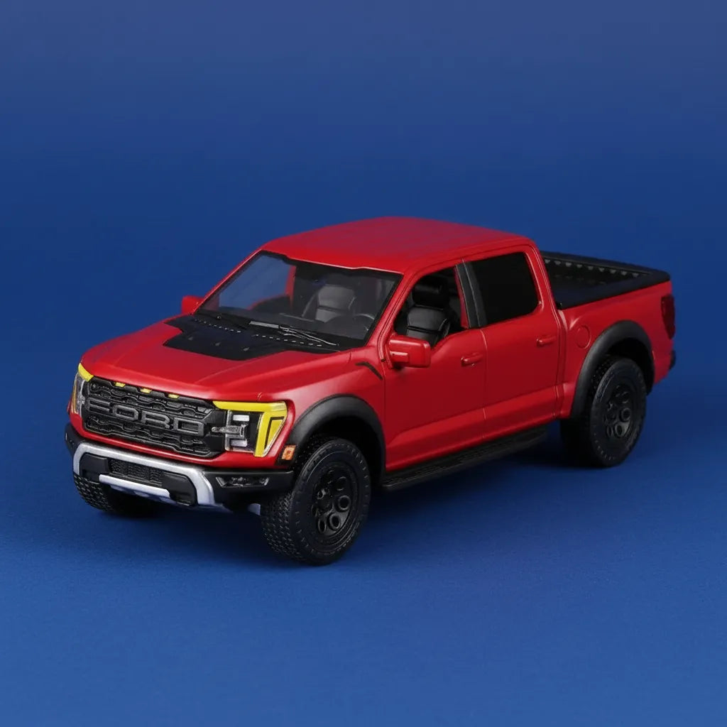 Carros Coleccionable A Escala 1:36 Ford F150 Raptor Rojo