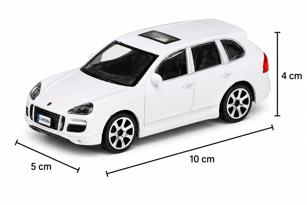 Carro Coleccionable Bburago 1:43 Porshe Cayenne Blanco
