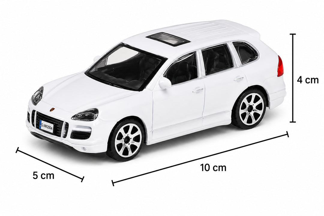 Carro Coleccionable Bburago 1:43 Porshe Cayenne Blanco