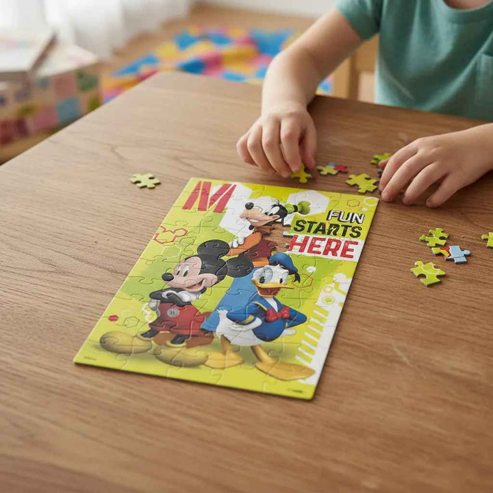 Rompecabezas Mickey Mouse 50 Pieza Para Niños