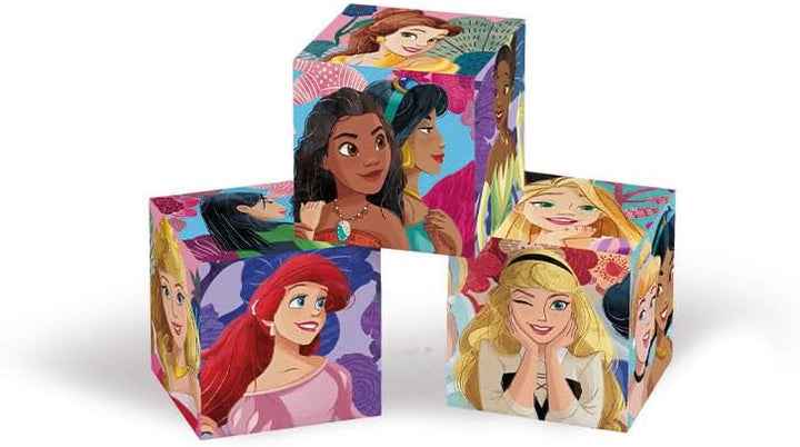 Rompecabezas Cubos Disney Princesas Clementoni Para Niños