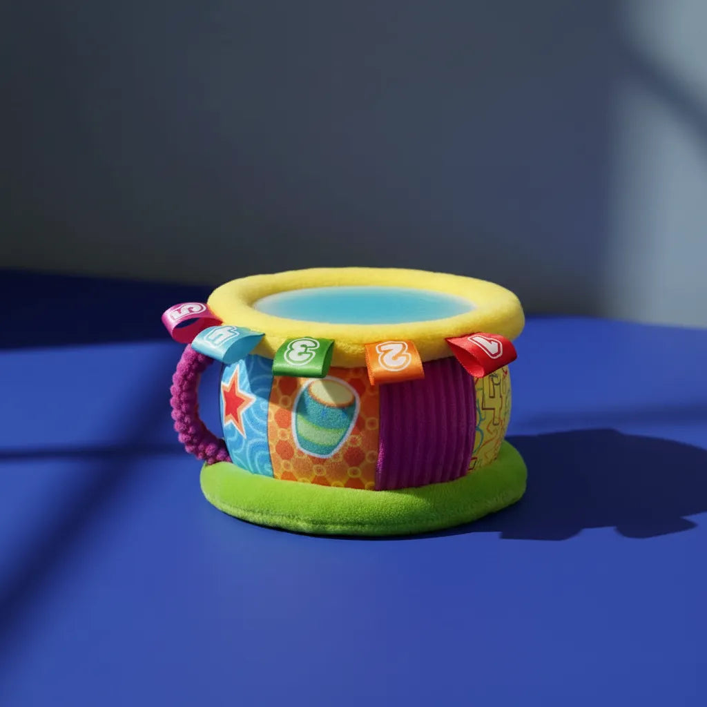 Juguete Tambor Bilingüe Luces Para Bebés