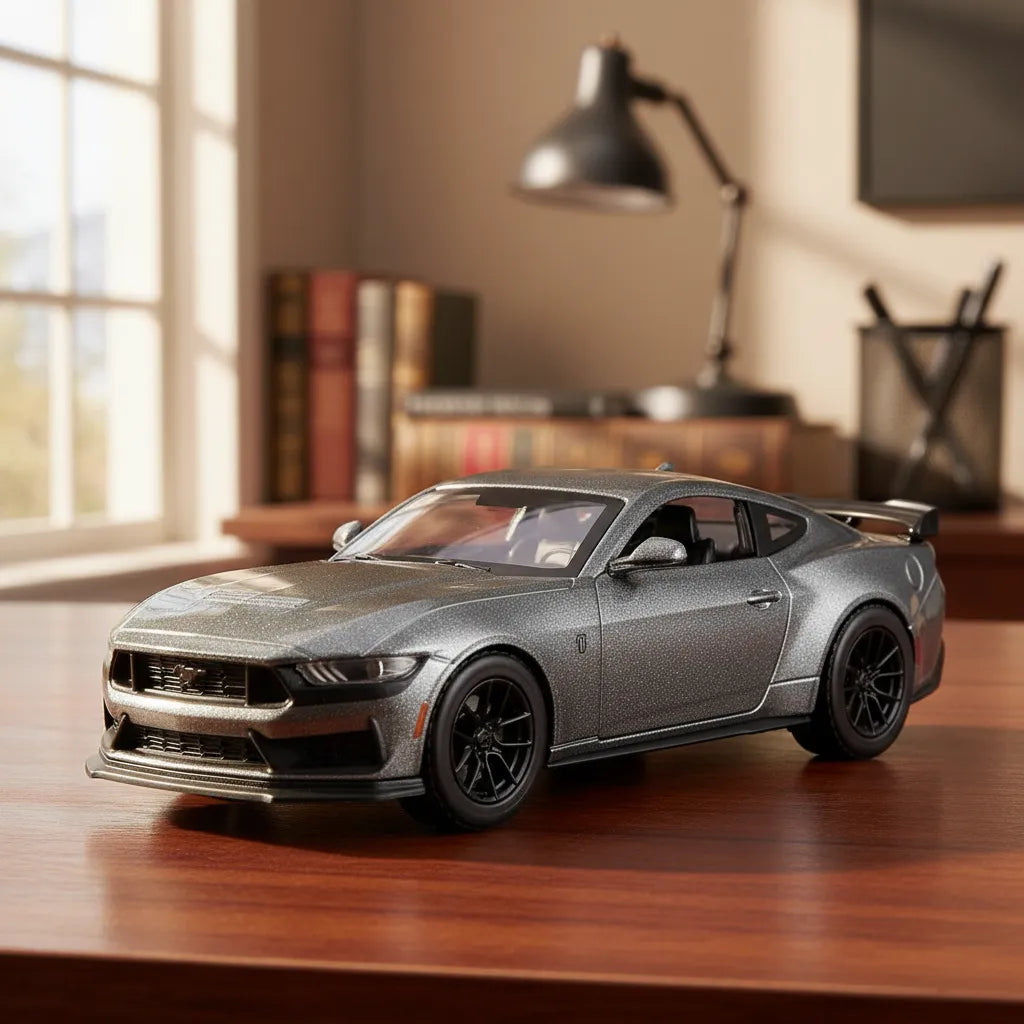 Carros A Escala Maisto 1/36 Ford Mustang Darkhorse Gris