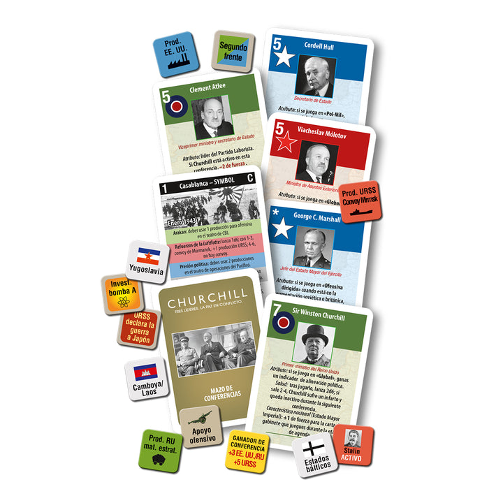 Juego Churchill Estrategia Política Adultos