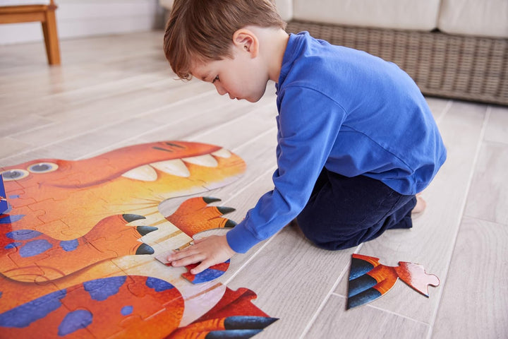 Rompecabezas Jumbo Dinosaurio 48 Piezas Para Niños