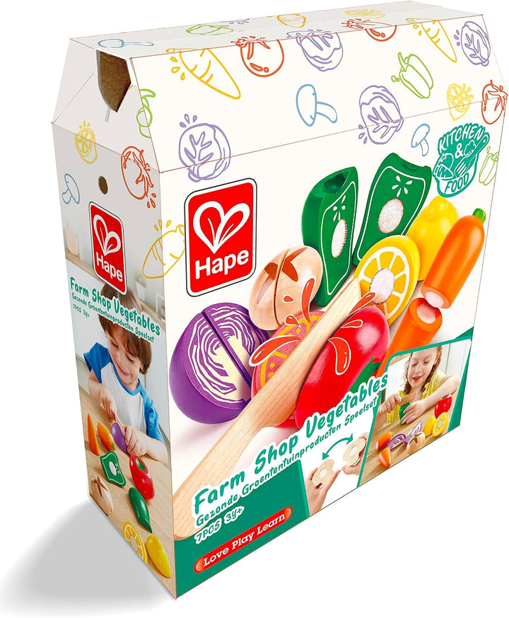 Set Motricidad Vegetales De Juguete Para Cortar