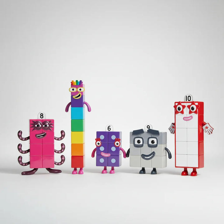 Juego Figuras Numberblocks Del 6 Al 10 Niños