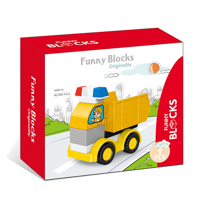 Juego camión Volqueta 9 Piezas para Niños