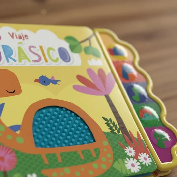 Libro De Sonidos Viaje Jurásico Aventuras Para Tocar Niños