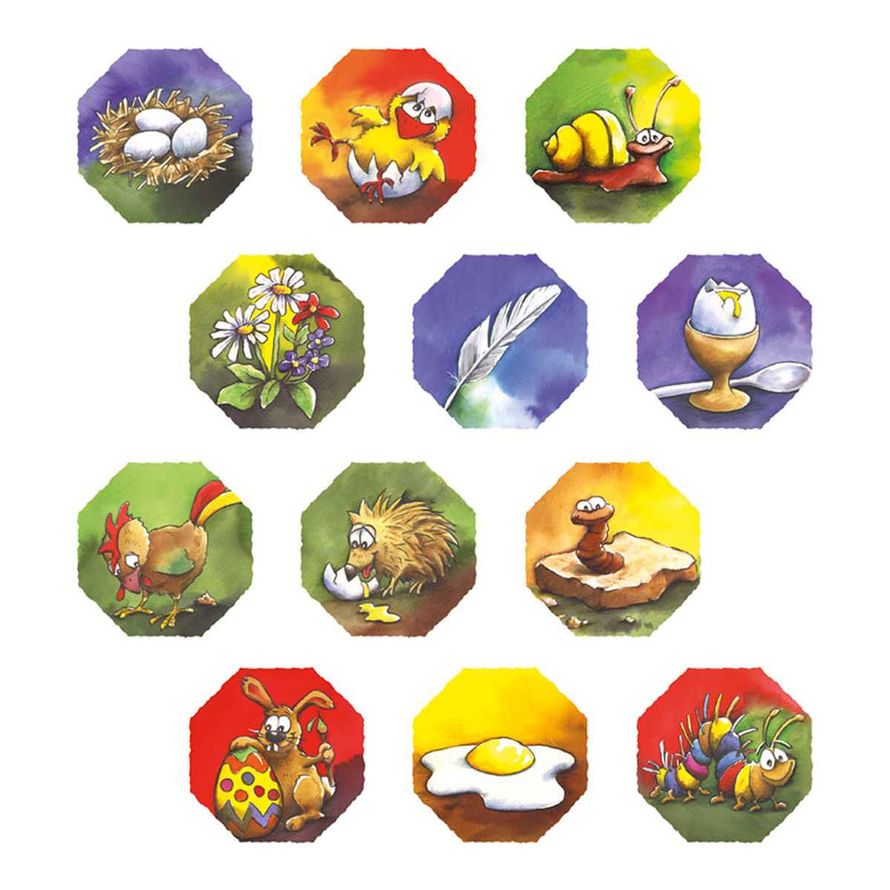 Juego De Mesa Gallinas Memorizan Para Niños
