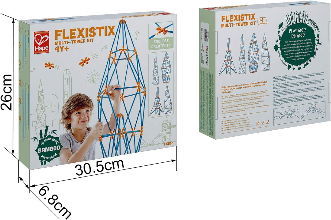 Set Construcción Flexistix Bambú Ecologico Niños