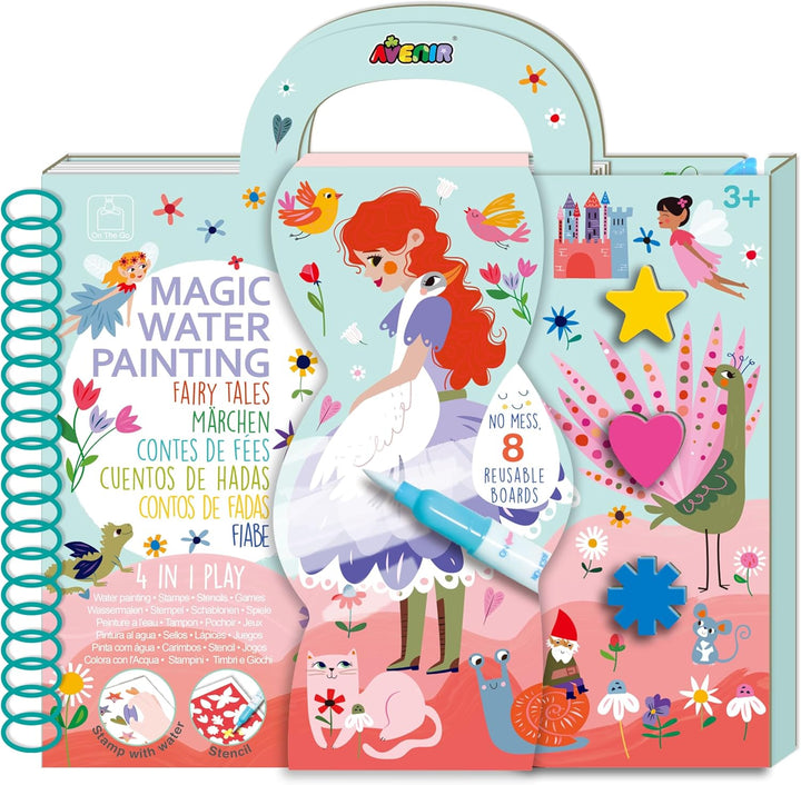 Libro De Pintura Mágica Con Agua Para Niños