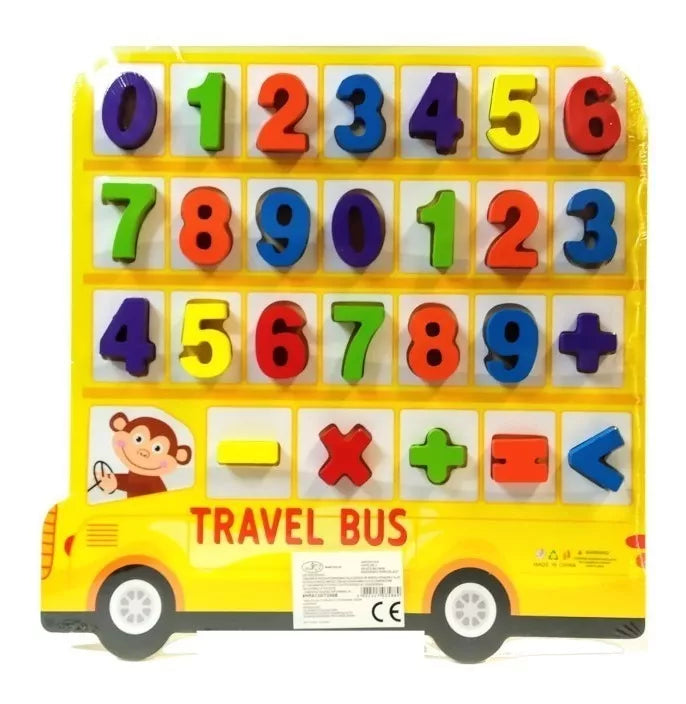 Juego Educativo Bus Aprende Números Para Niños