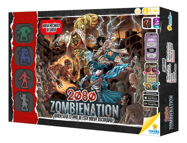 Juego De Mesa Zombienation Estrategia 2080 Para Niños