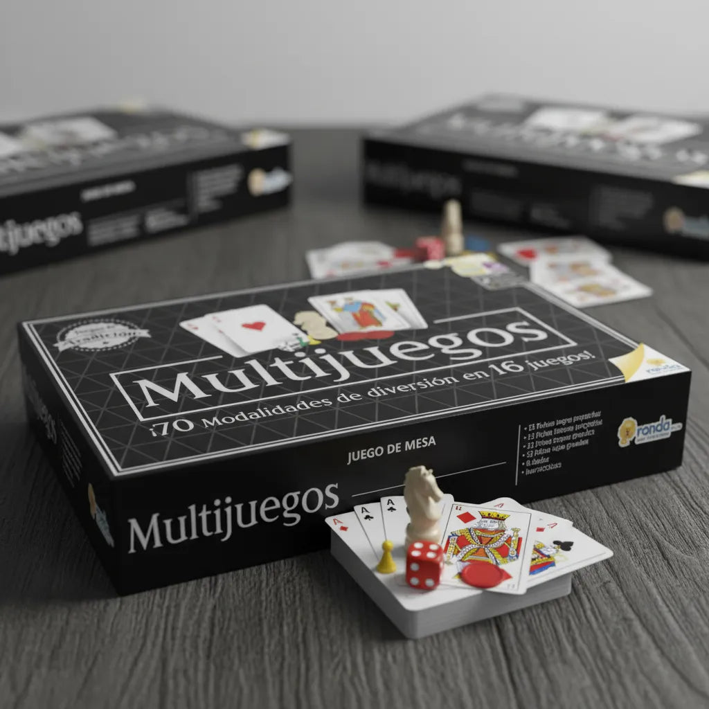 Juego De Mesa Multijuegos 16 Juegos Para Niños Familiar