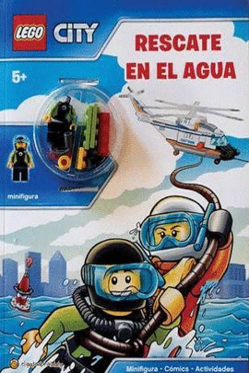 Libro Lego City rescate en el agua Aventura Para Niños