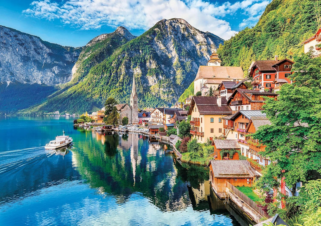Rompecabezas Adultos 1500 Piezas Pueblo De Hallstatt