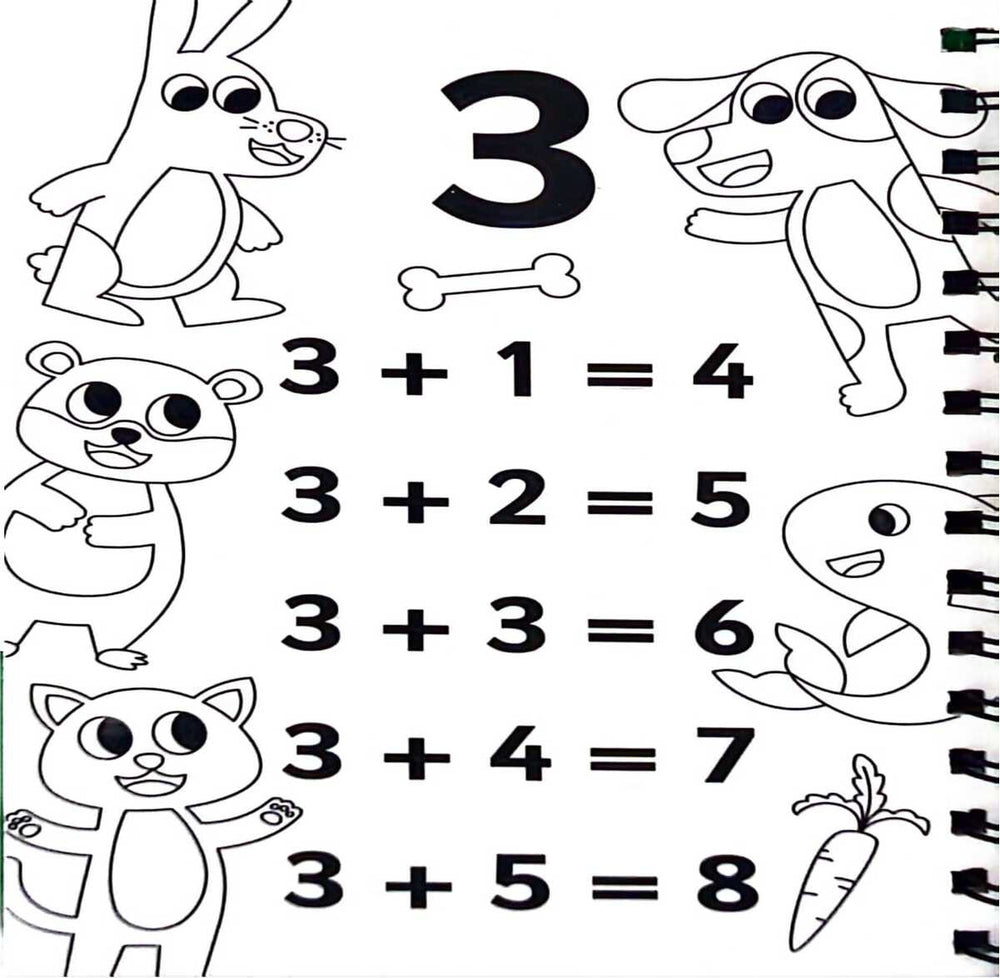 Libro Educativo Sumando Para Pintar Con Agua Niños