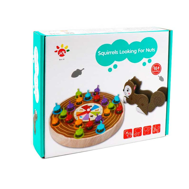 Juego Motricidad Ardilla Busca Nueces Para Niños