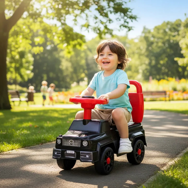 Carros Montable Con Bocina Negro Para Niños
