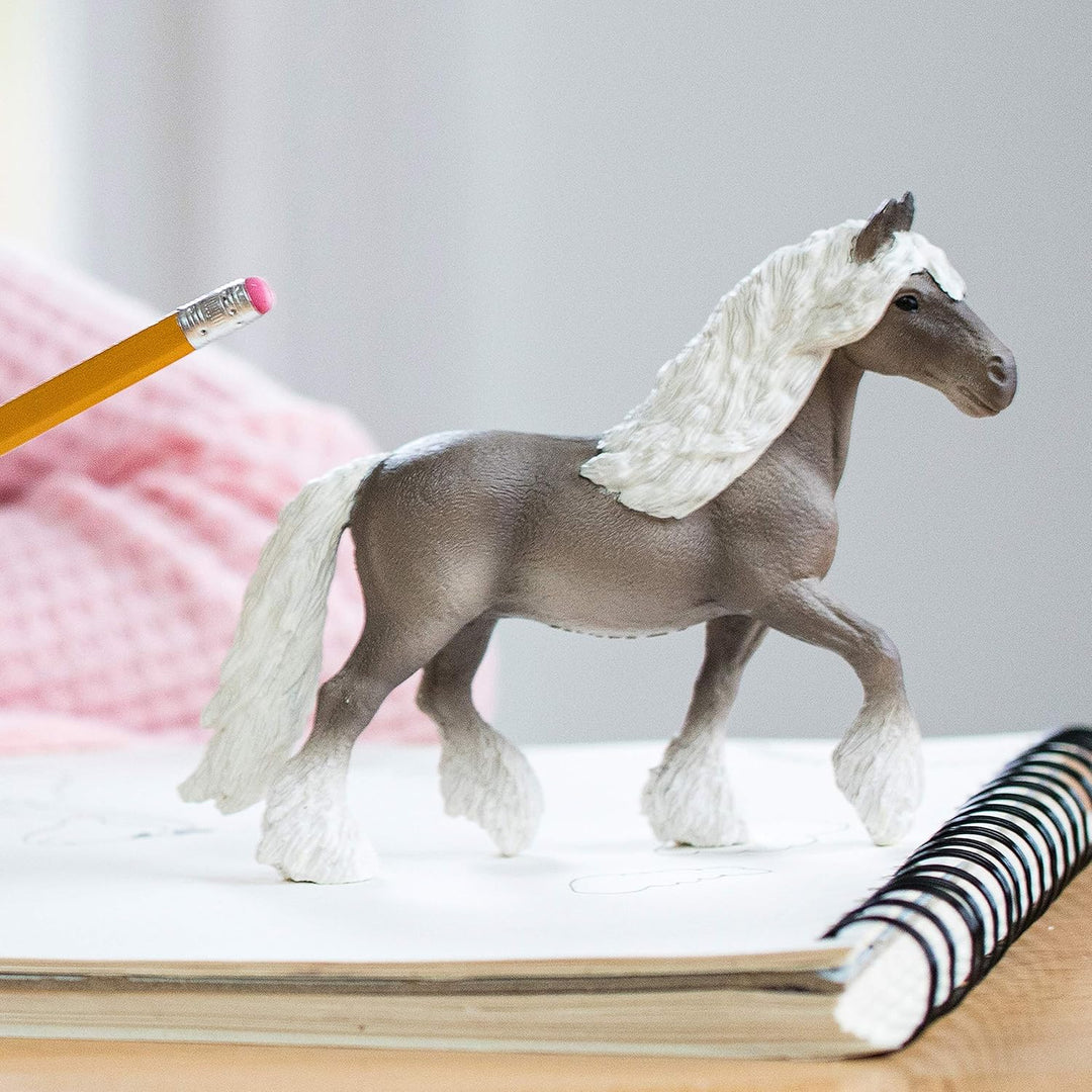 Figura Yegua Torda Plateada Pintada A Mano Schleich
