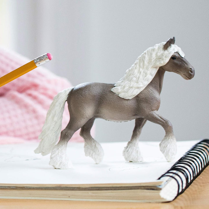 Figura Yegua Torda Plateada Pintada A Mano Schleich