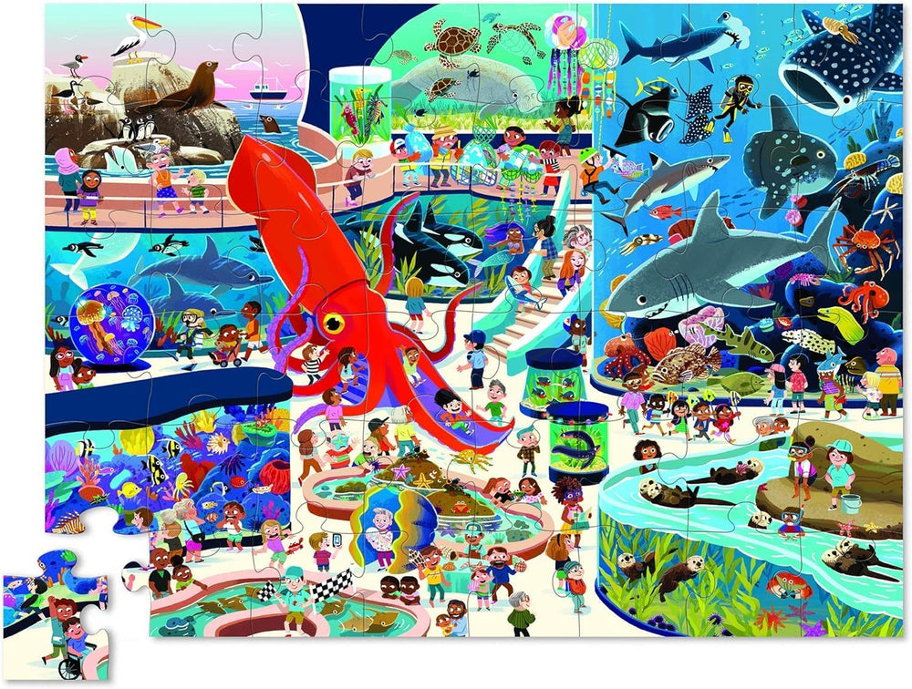Rompecabezas Motricidad El Acuario  Niños