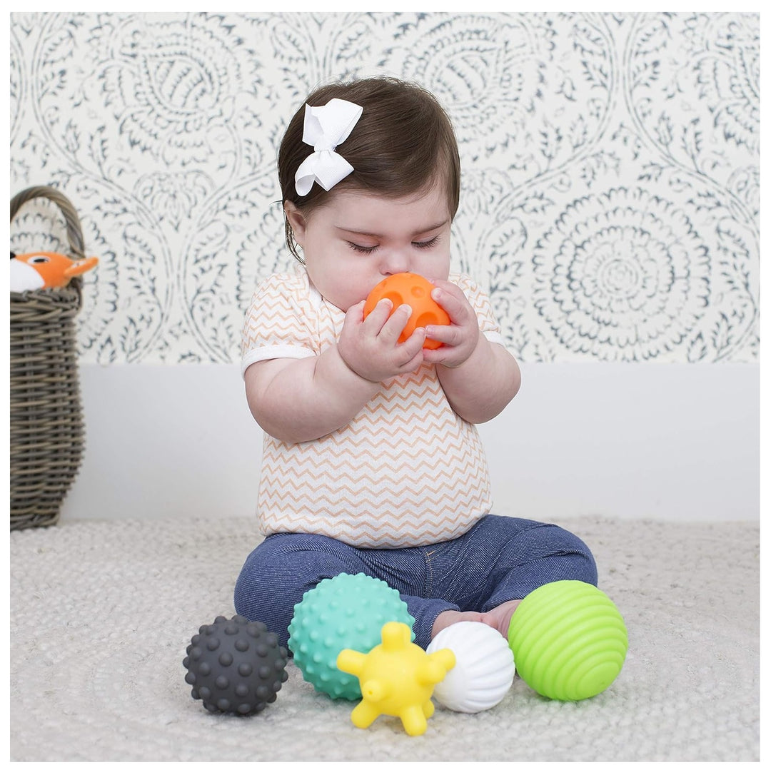 Juego Pelotas Sensoriales Bebe 6 Piezas Niños