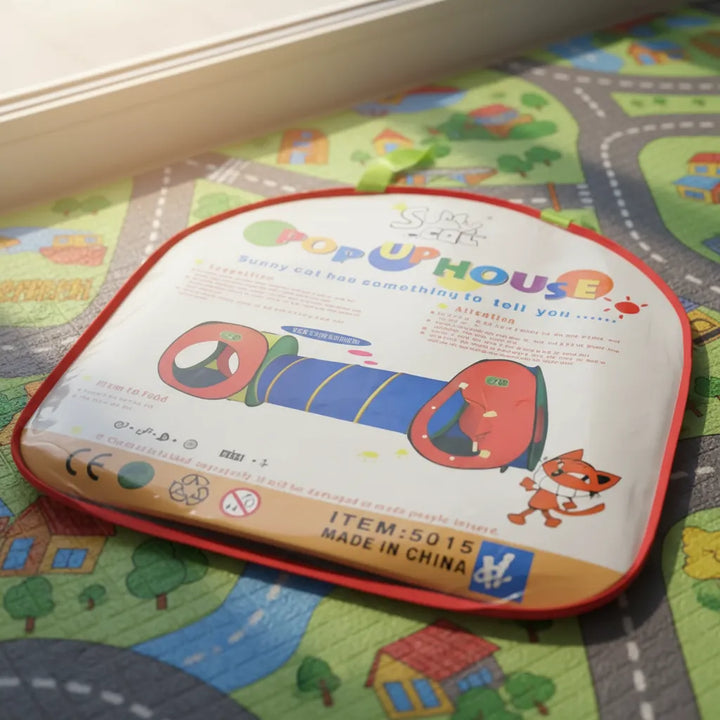 Juguete Túnel Tienda De Campaña Coloridos Para Niños