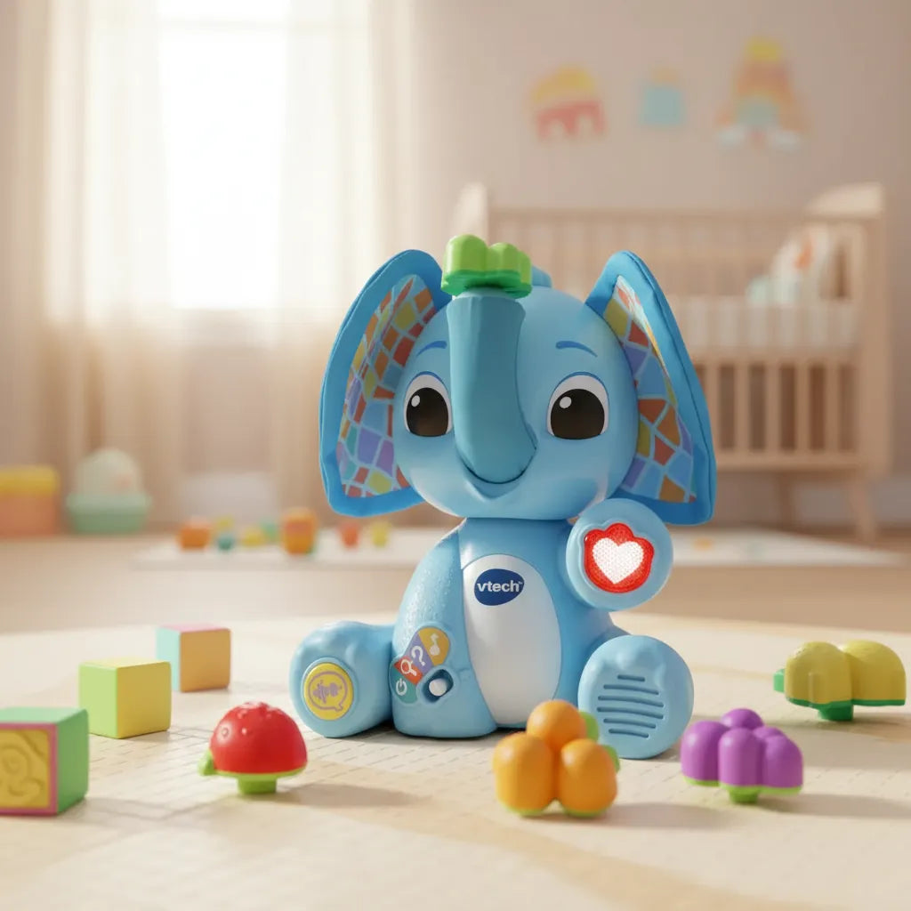 Juguete Interactivo Elefante Frutas Para Bebés