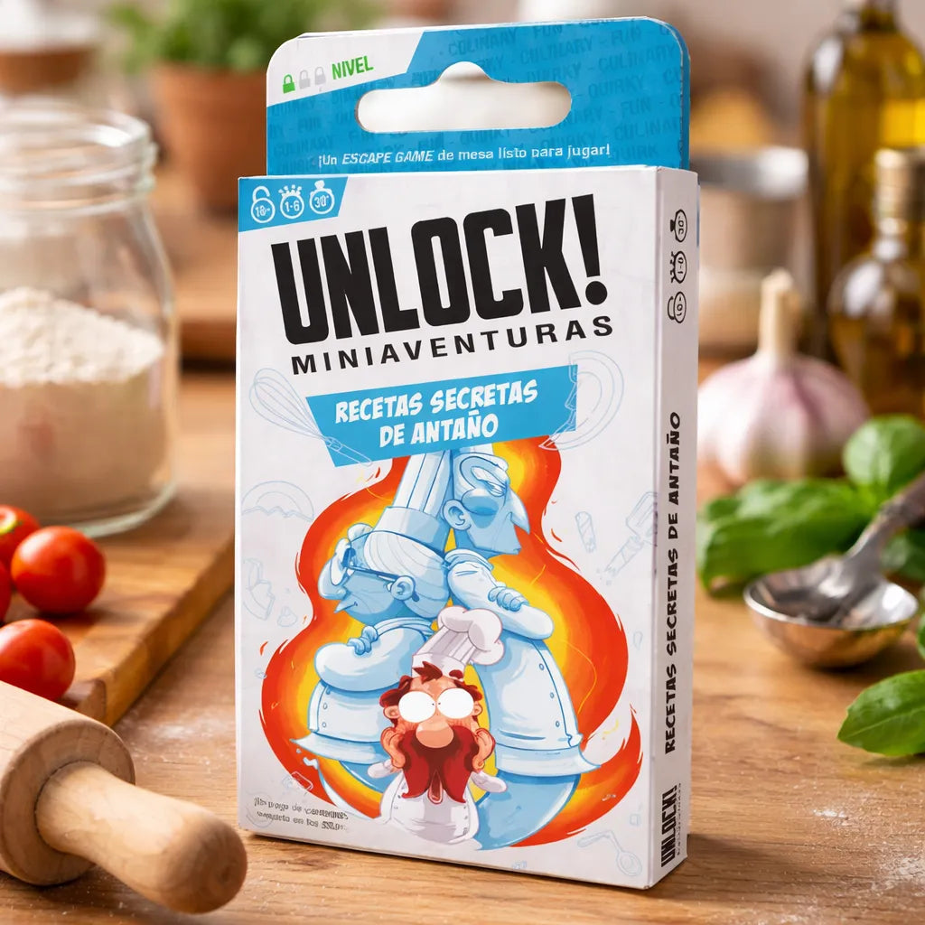 Juego De Mesa Unlock! Miniaventuras Recetas Secretas Adultos