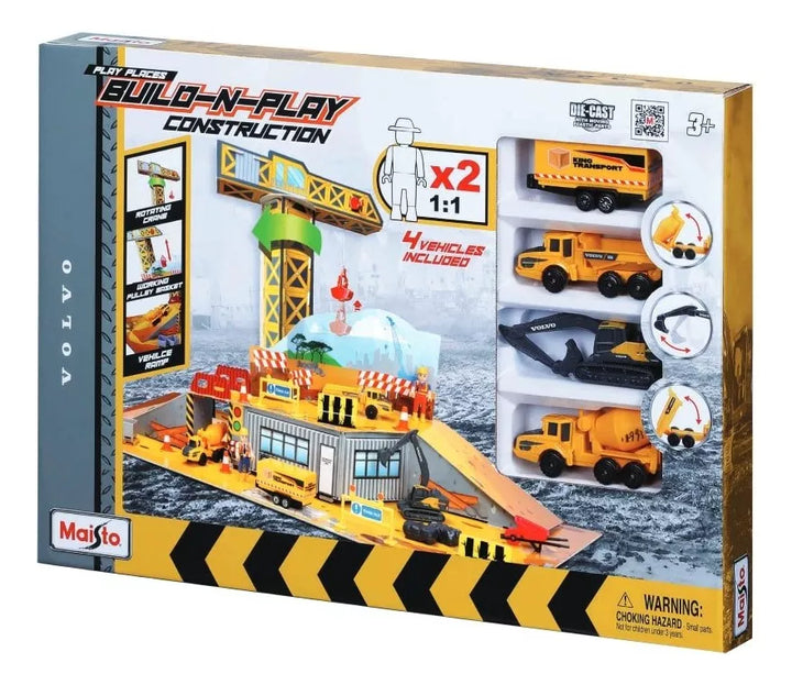 Juego De Construcción Con Maquinas Para Niños