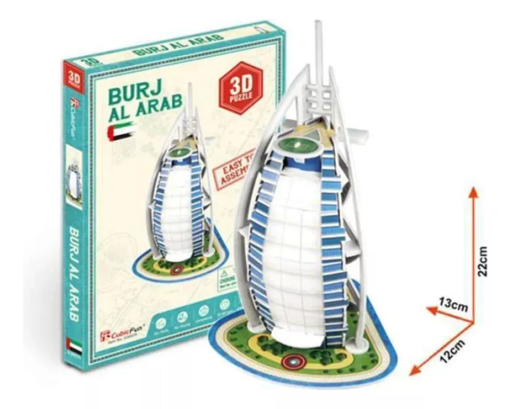 Rompecabezas 3d De Burj Al Arab Para Adultos