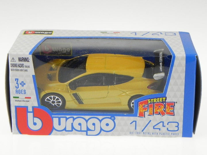 Carro Coleccionable Bburago 1/43 Renault Megane Amarillo
