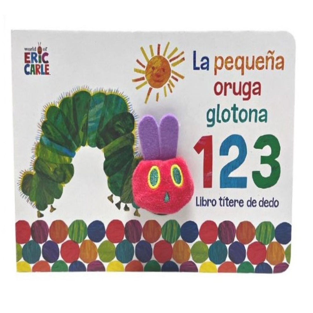 Libro Interactivo Títere Dedo Oruga Sensorial Niños
