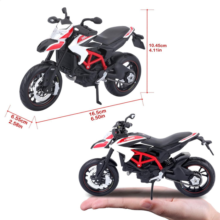 Maisto Moto Escala 1/12 Mc Ducati Hypermotard Sp
