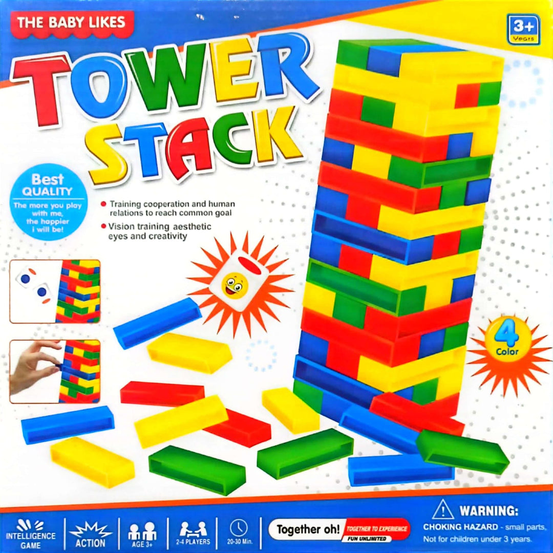 Juego Apilable Jenga Tower Stack Para Niños Familia