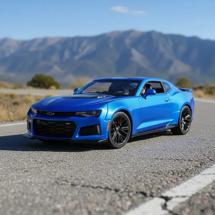 Carro 1:24 Se 2017 Chevrolet Camaro Zl Azul