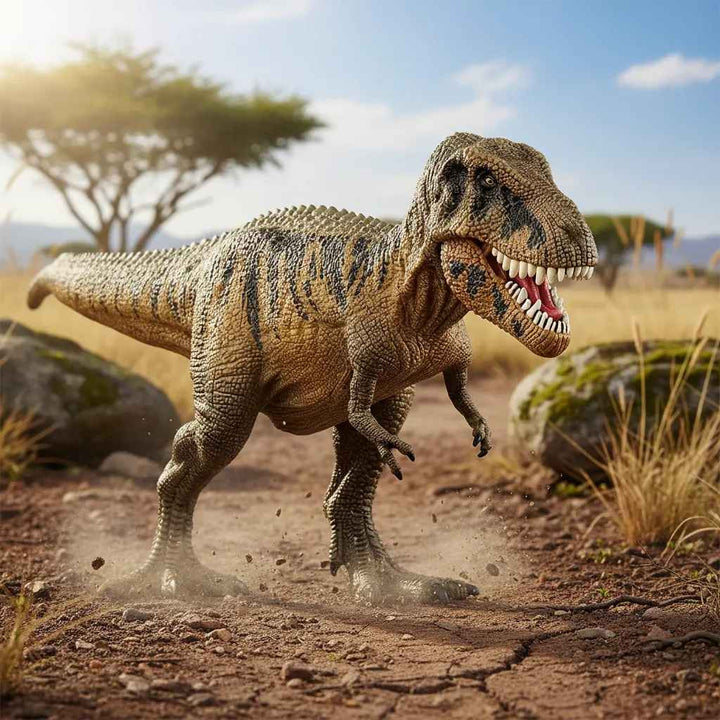 Figura Dinosaurios Tarbosaurus Pintado A Mano