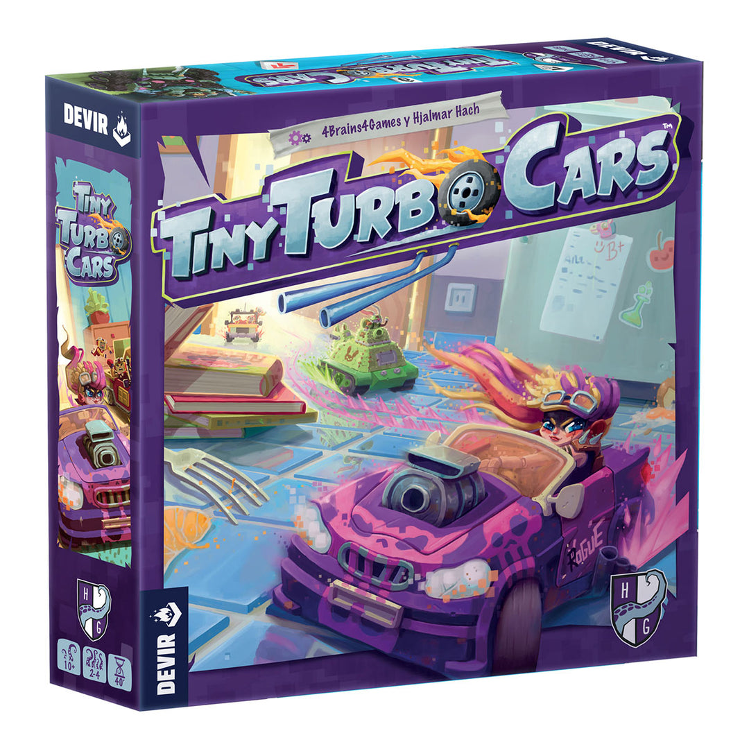 Juego De Mesa Tiny Turbo Cars Carreras Niños