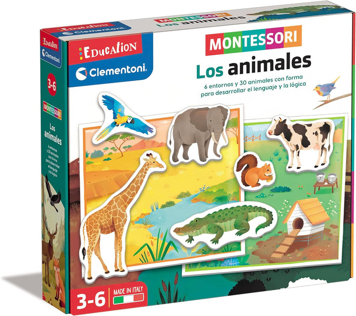 Juego Didáctico Descubre Los Animales Niños