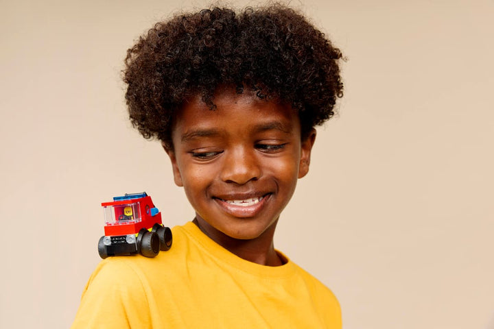 Juego Construcción Camión De Bomberos 67 Piezas Niños