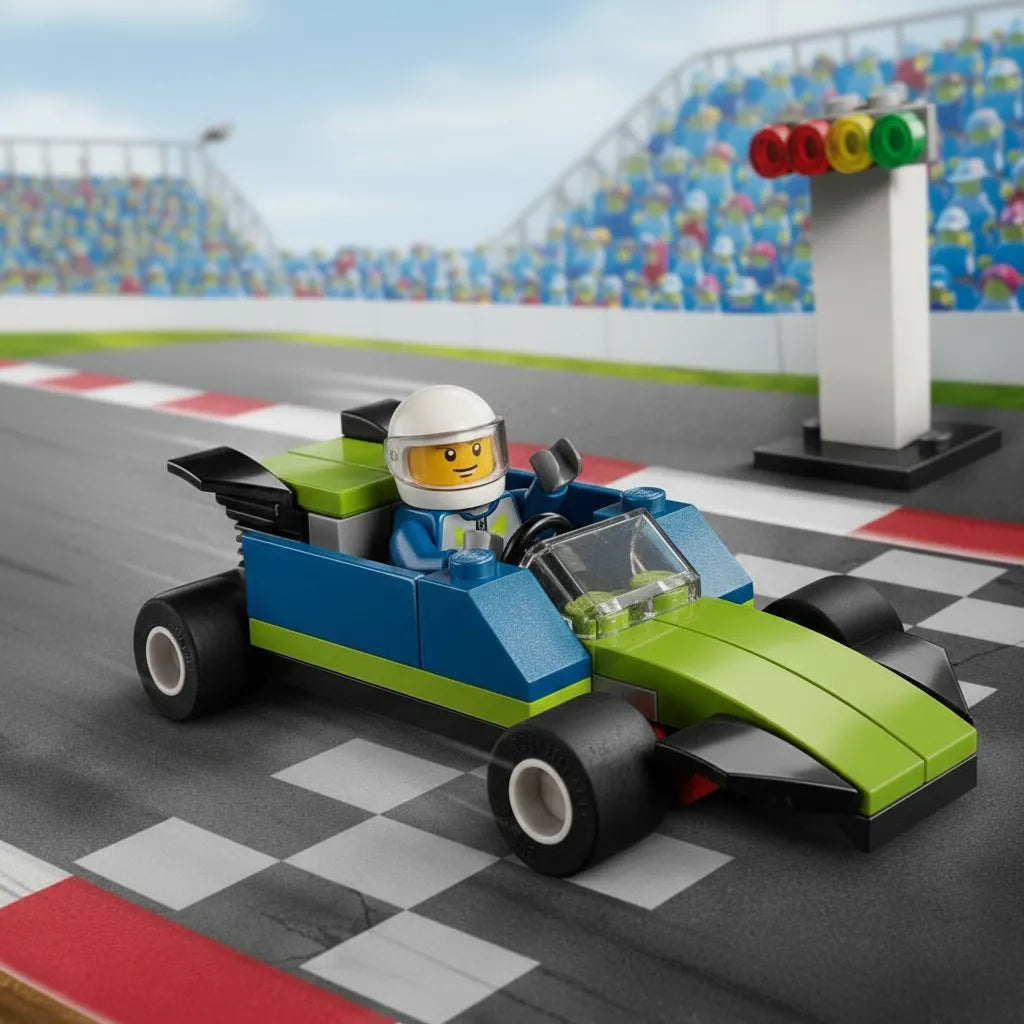 Juego Lego Auto De Carrera 44 Piezas Niños