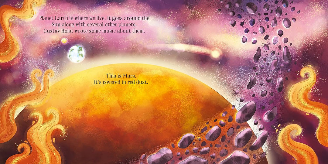 Libro Musical The Planets Con Sonidos para  Niños