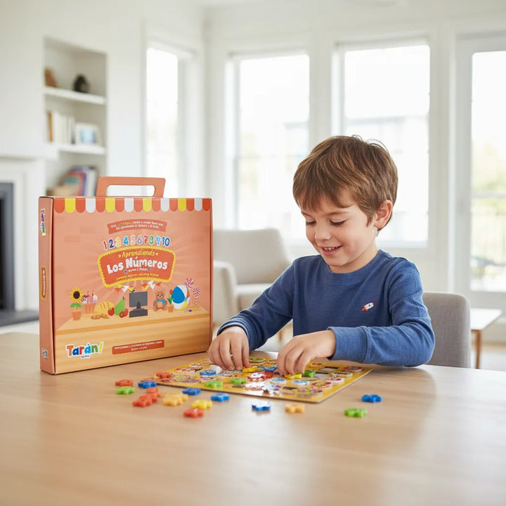 Juego Didáctico Aprendiendo Los Números Para Niños