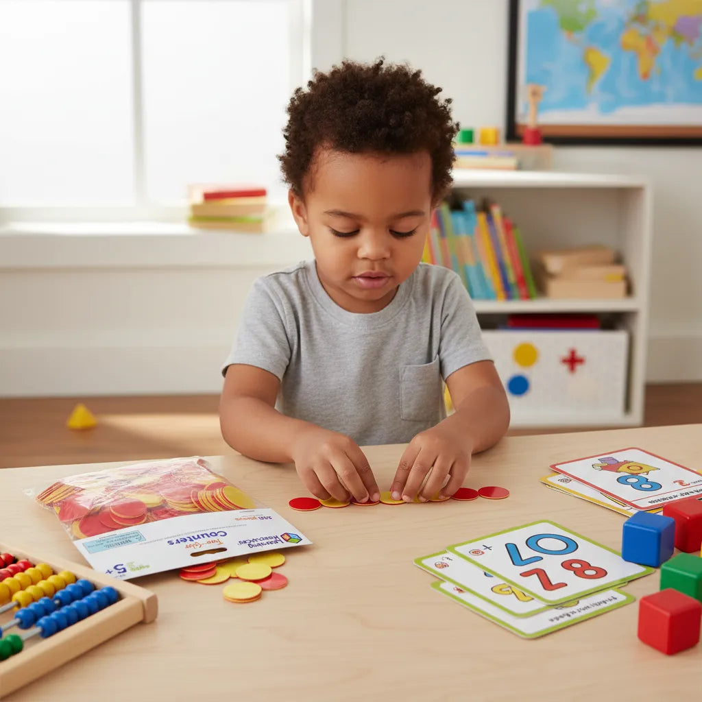 Juego Fichas Para Matemáticas Niños