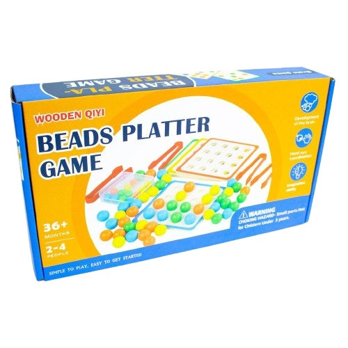 Juego Motricidad  Pinzas Y Cuentas Encajar Para Niños